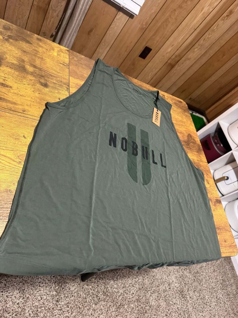 NOBULL Men's U Tank 2 Dark Army Green Size XXL